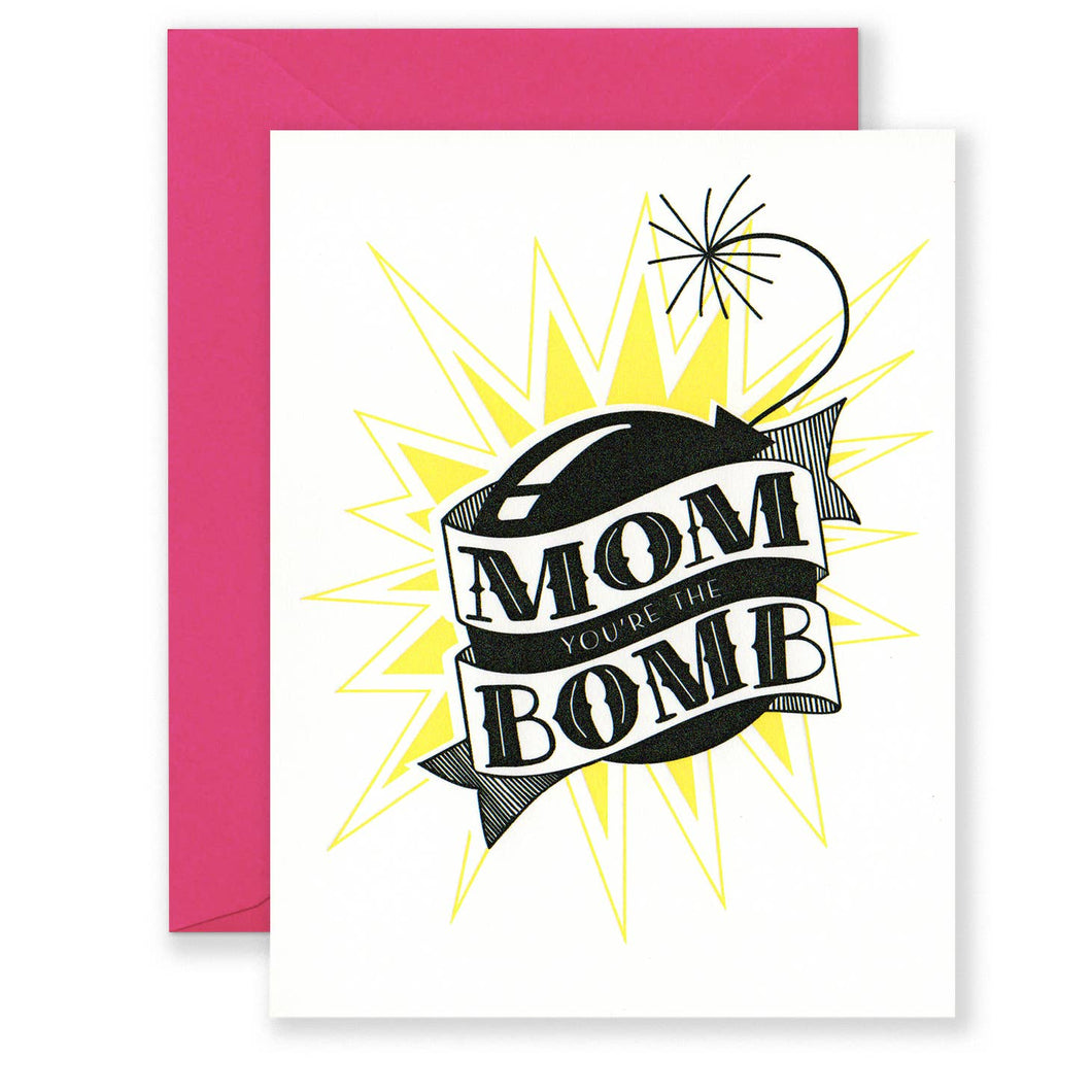 Mom Bomb Greeting Card