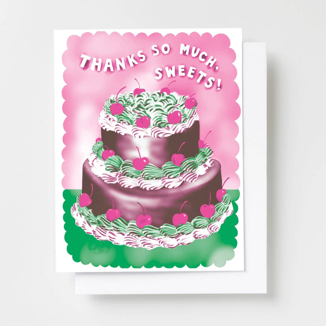 Thanks, Sweets Risograph Card