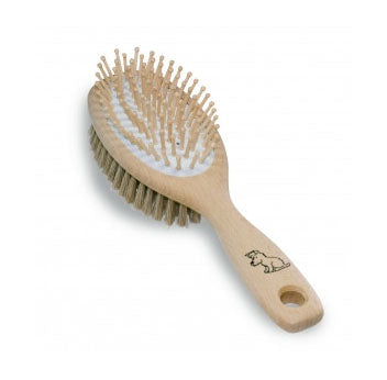 Pet Brush, Wood Pin and Bristle
