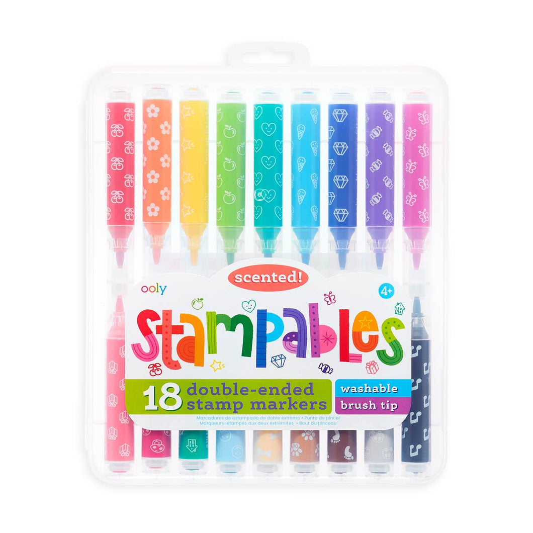 Stampables Double Ended Scented Markers- Set of 18