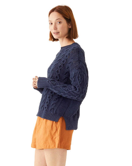 Fisherman Crewneck Pullover