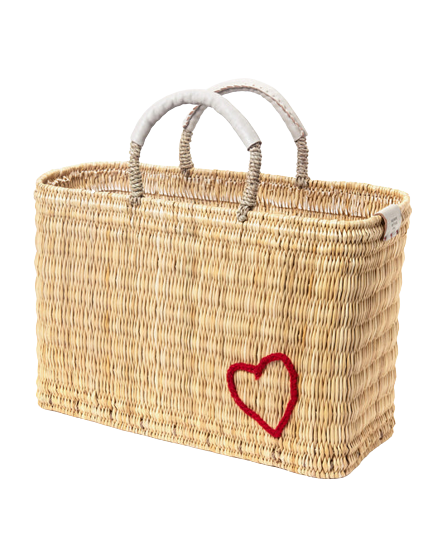 Medina Icon Basket - Red Heart