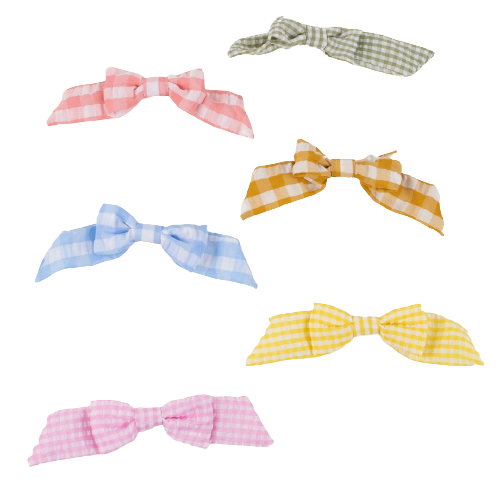 Gingham Hair Bows