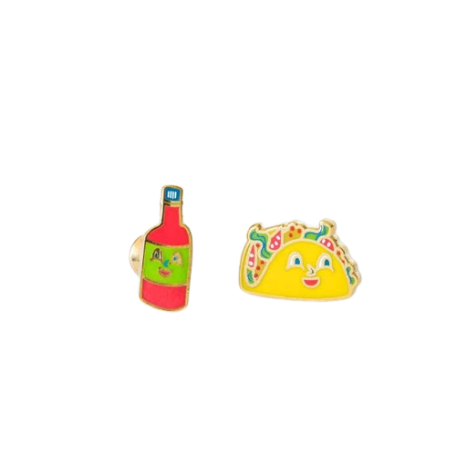 Taco And Hot Sauce Earrings