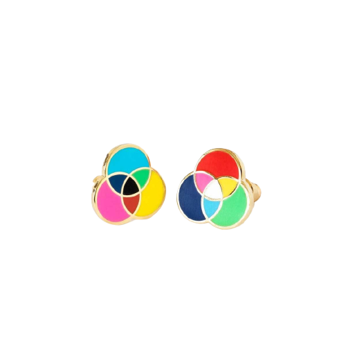 RGB and CMYK Earrings