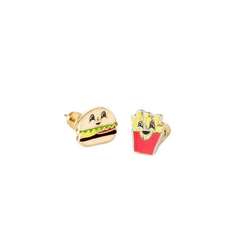 Burgers And Fries Earrings