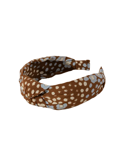 Knotted Flower Print Headband