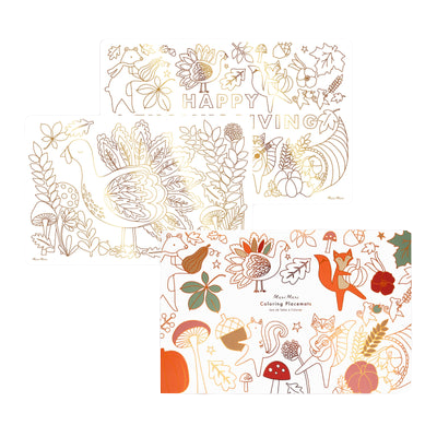 Thanksgiving Coloring Placemats