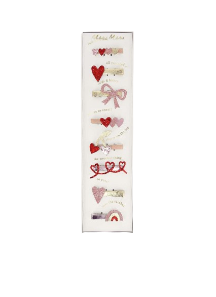 Valentine’s Hair Clips