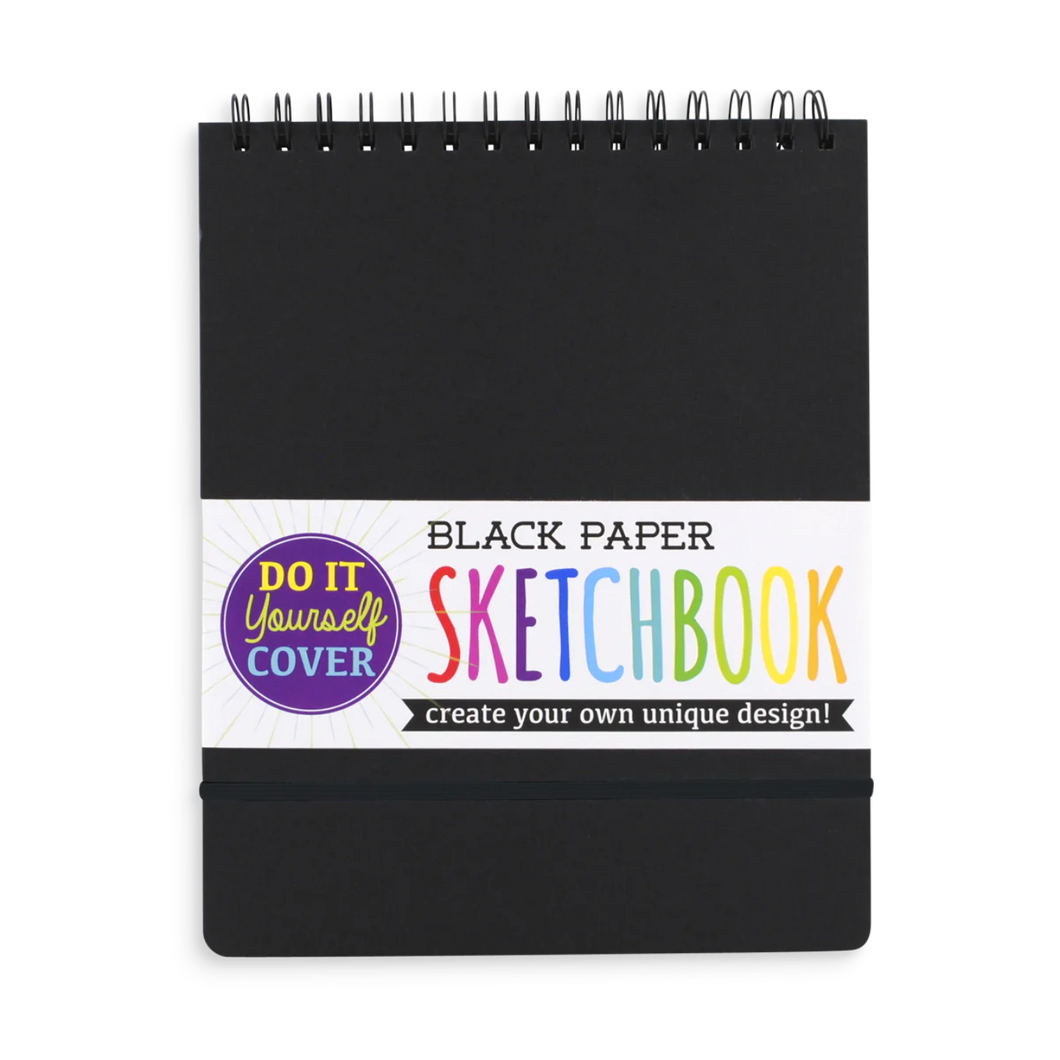 Black DIY Cover Sketchbook 5x7.5
