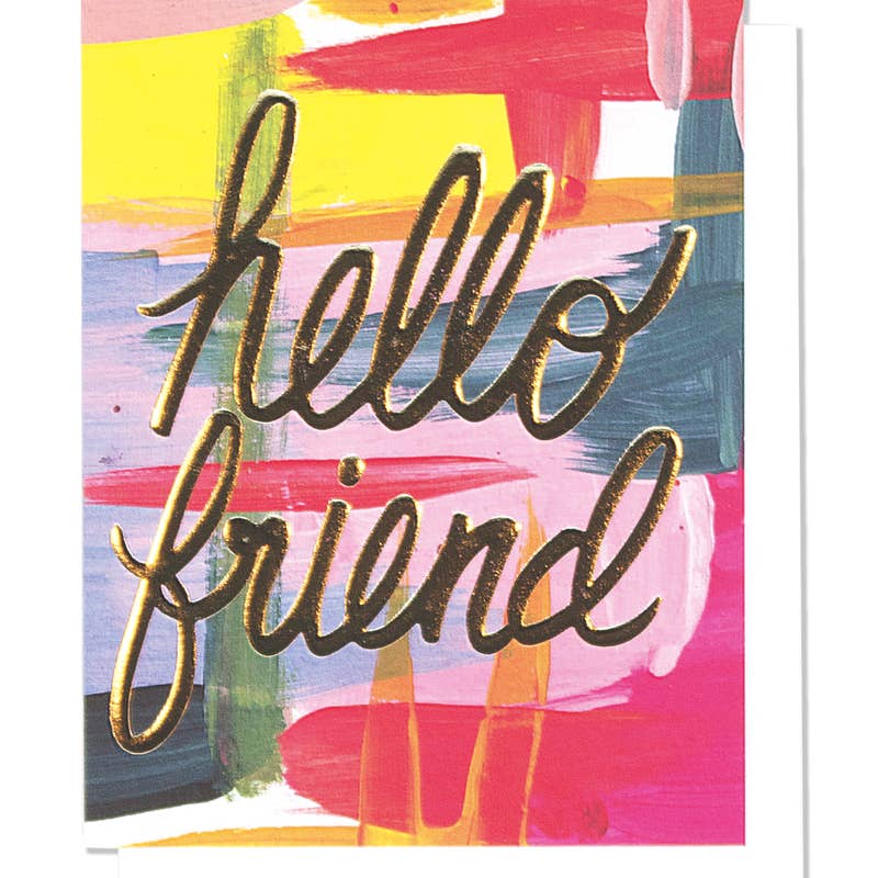 Hello Friend Single Card