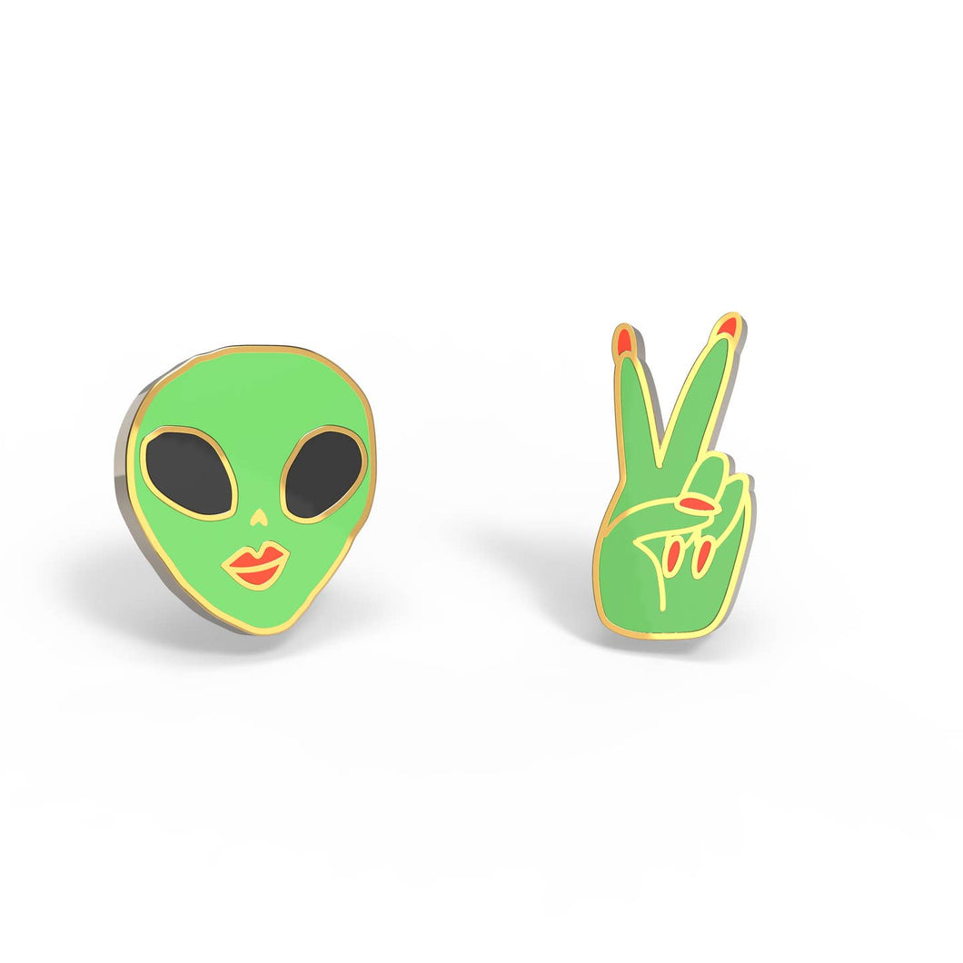 Alien Earrings