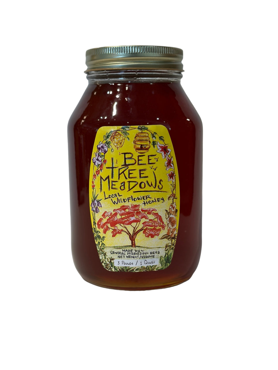 Quart Honey Jar