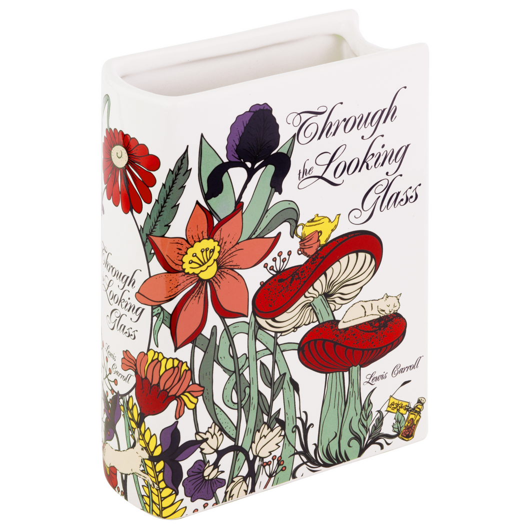 Through the Looking Glass Book Vase