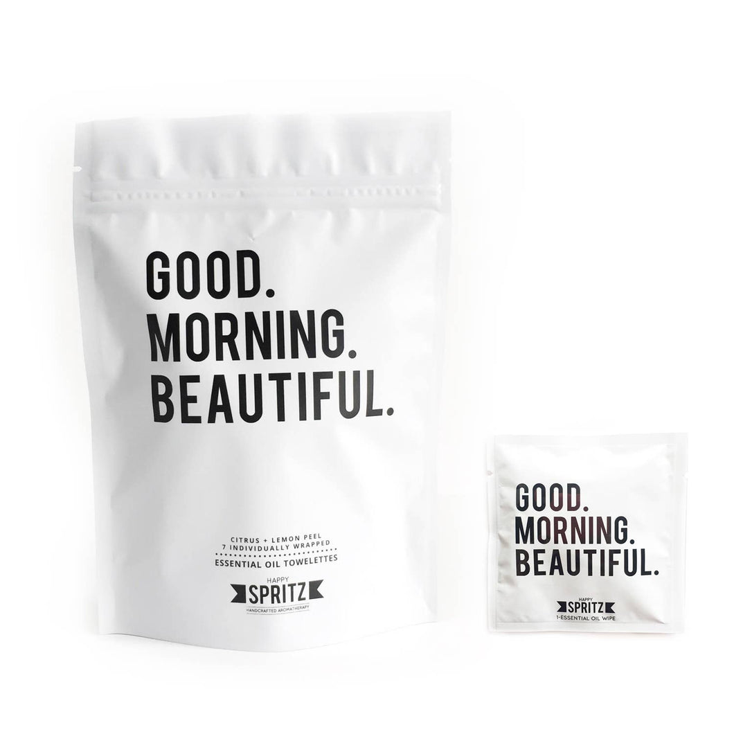 Good Morning Beautiful Towelette 7 Day Bag