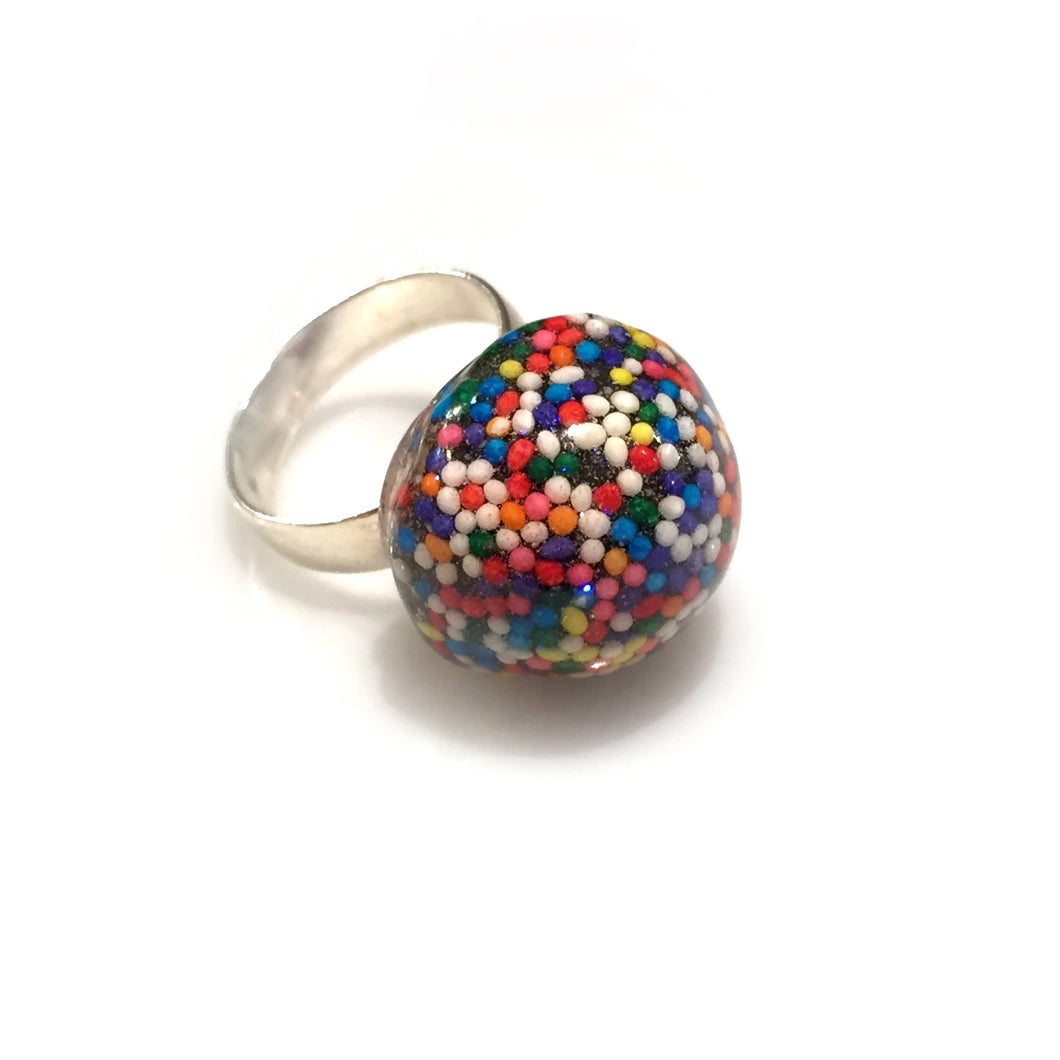 Rainbow Licorice Candy Ring