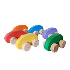 Wooden Car - Rainbow
