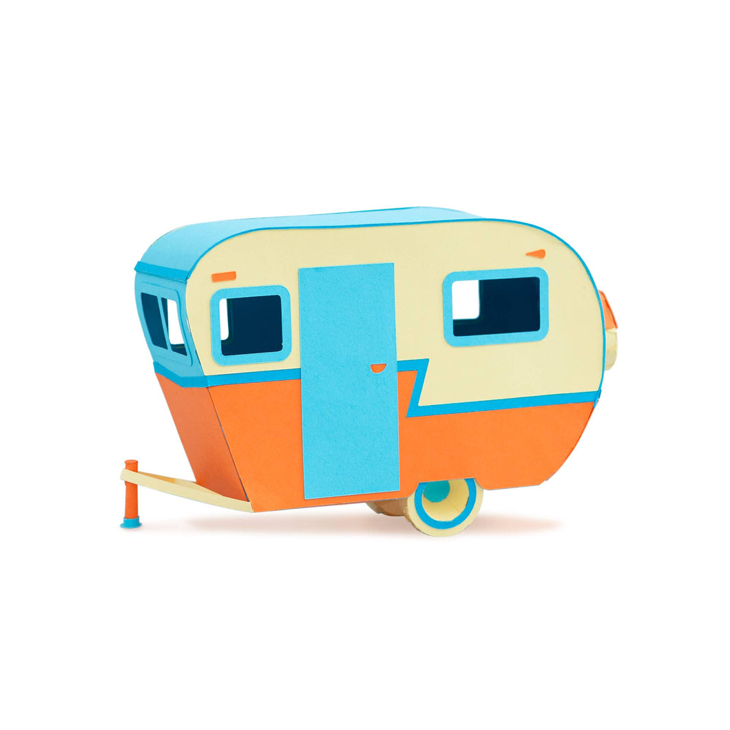 Vintage Camper Paper Craft Kit
