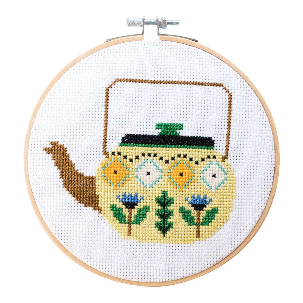 Teapot Cross Stitch Kit