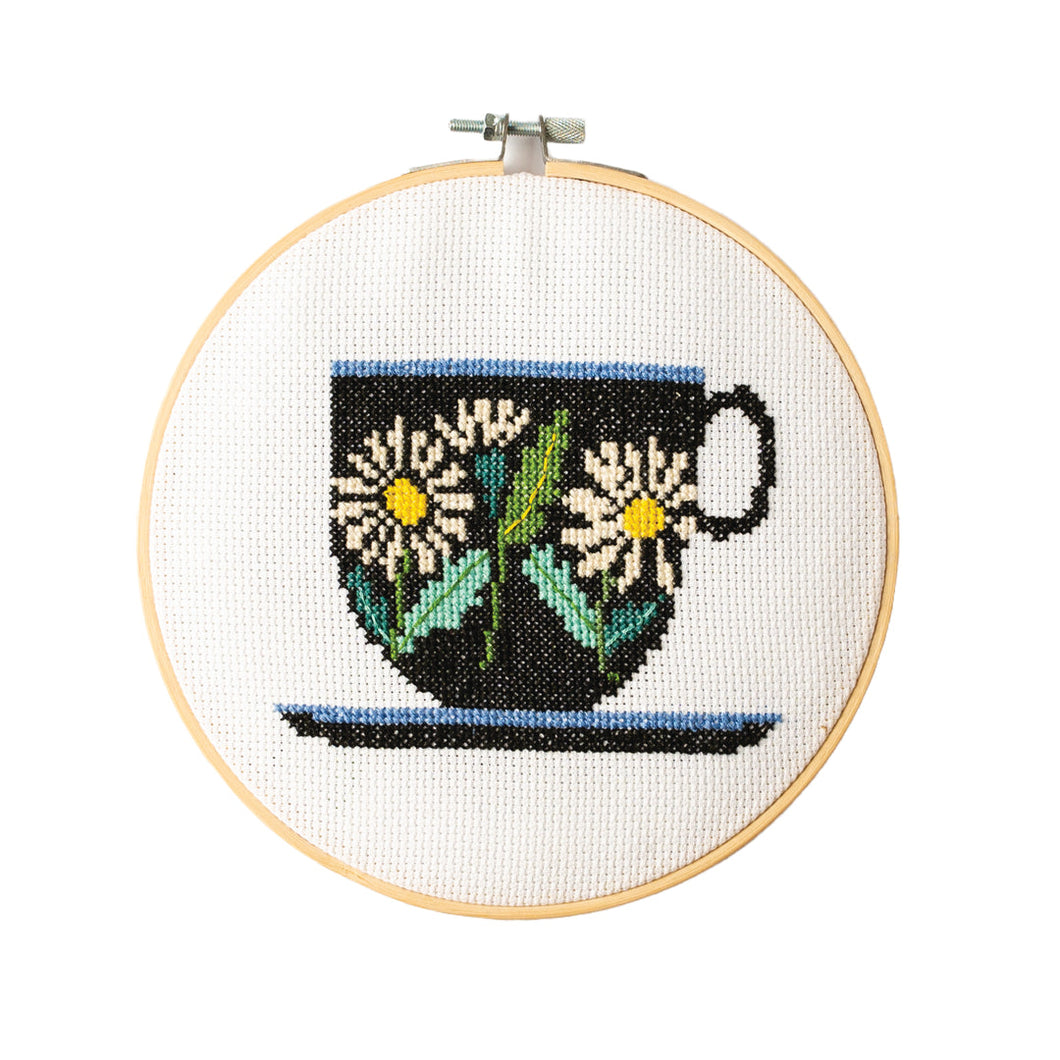 Teacup Cross Stitch Kit