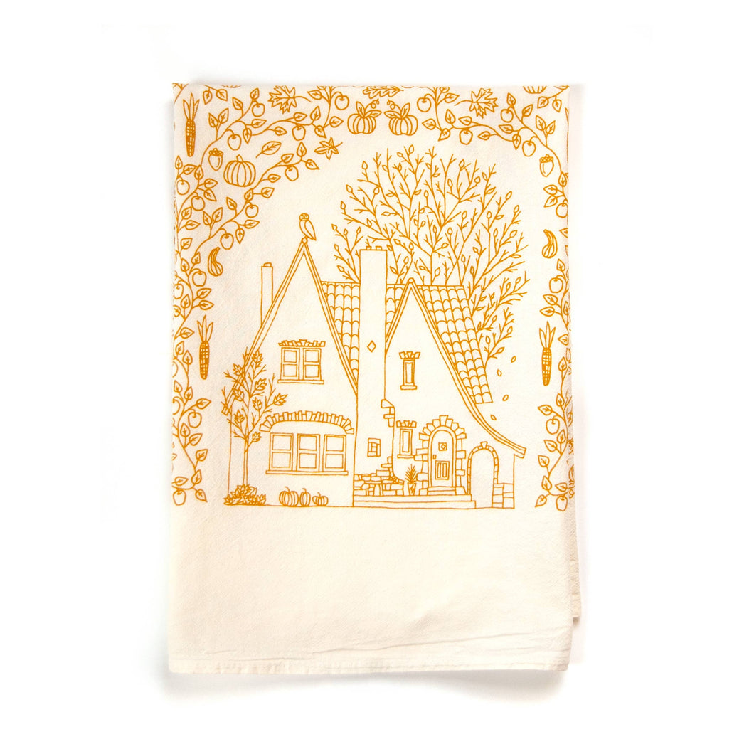 The Four Seasons Tea Towel - Fall