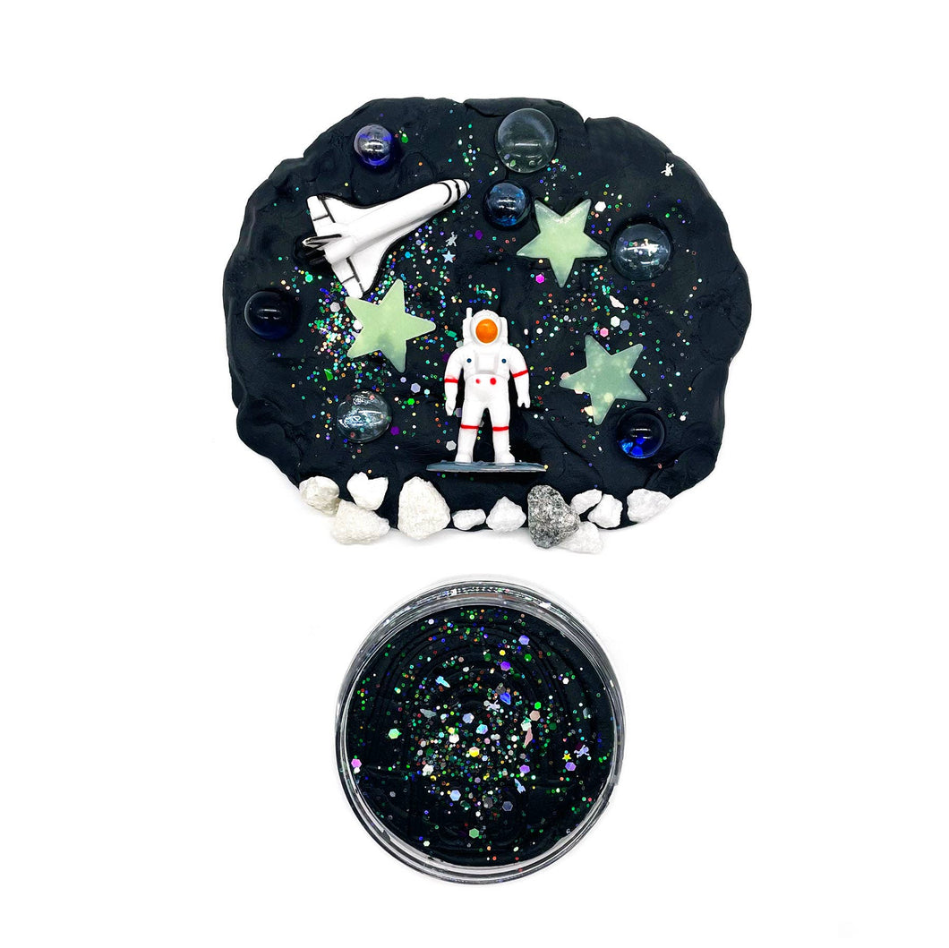 Space (Black Cherry) Sensory Play Dough Kit