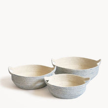 Load image into Gallery viewer, Amari Fruit Bowl - Blue (Set of 3)
