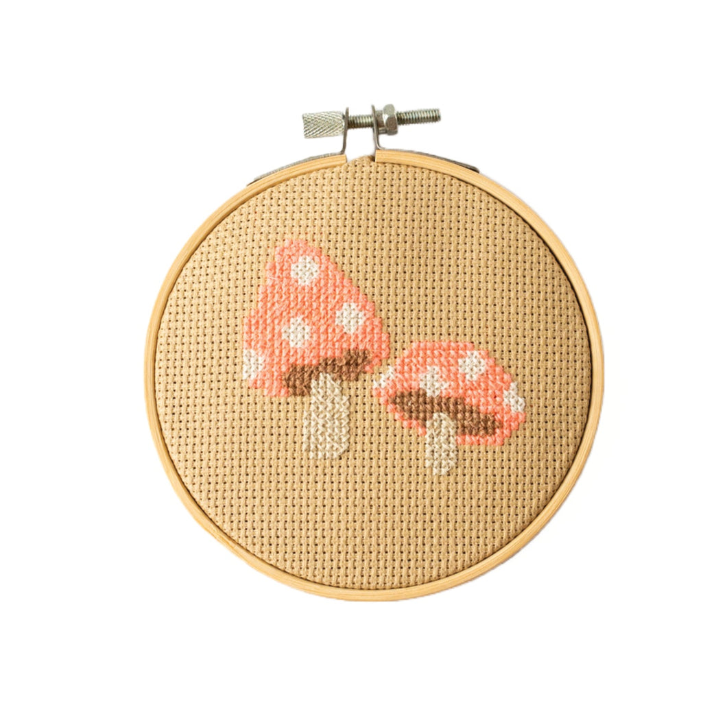 Toadstool Cross Stitch Kit