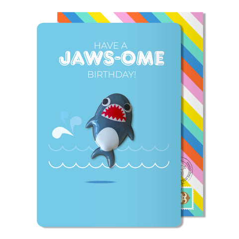 Jaws-one Birthday Magnet Card