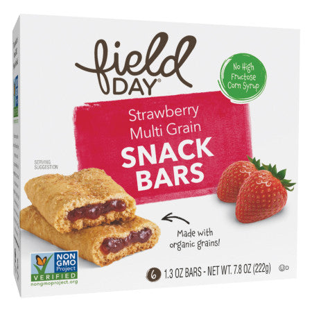 Strawberry Fruit and Grain Cereal Bars