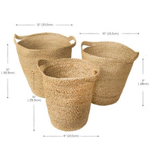 Load image into Gallery viewer, Kata Basket with Slit Handle (Set of 3)
